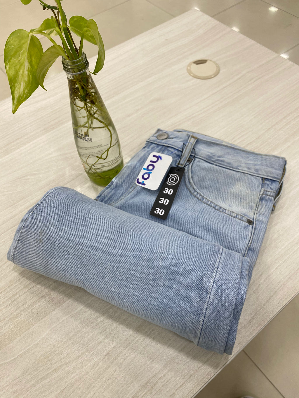 TIFFOSI Men’s Classic Blue Denim Jeans