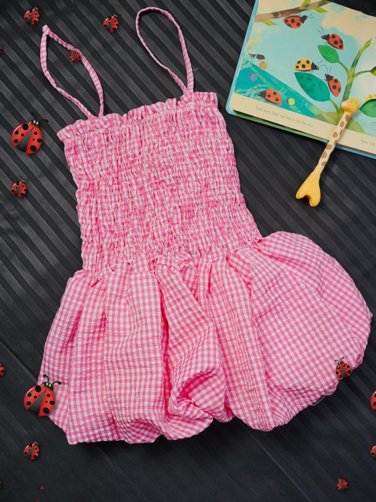 Strawberry Skies Gingham Dress – Sweet Style Meets Sunny Days