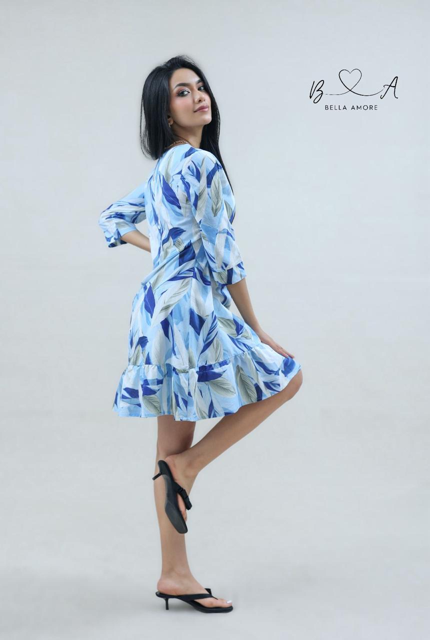 Bella Amore Frock - Lite Blue
