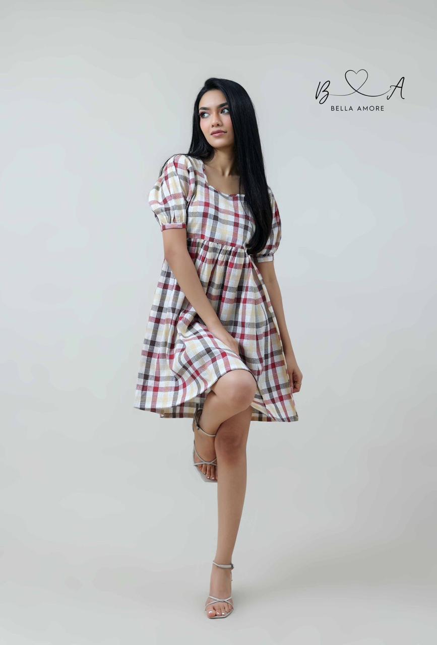 Bella Amore Frock - Check
