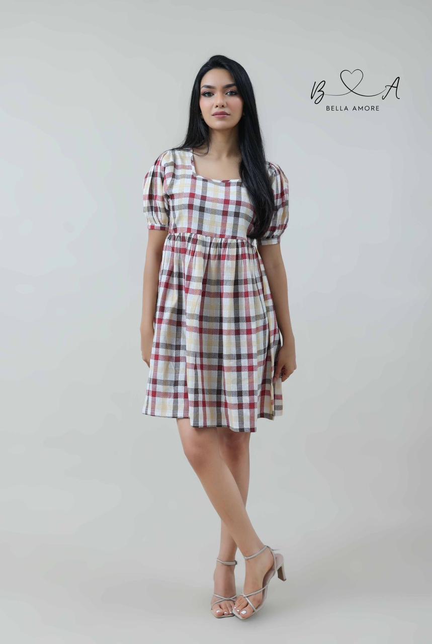 Bella Amore Frock - Check