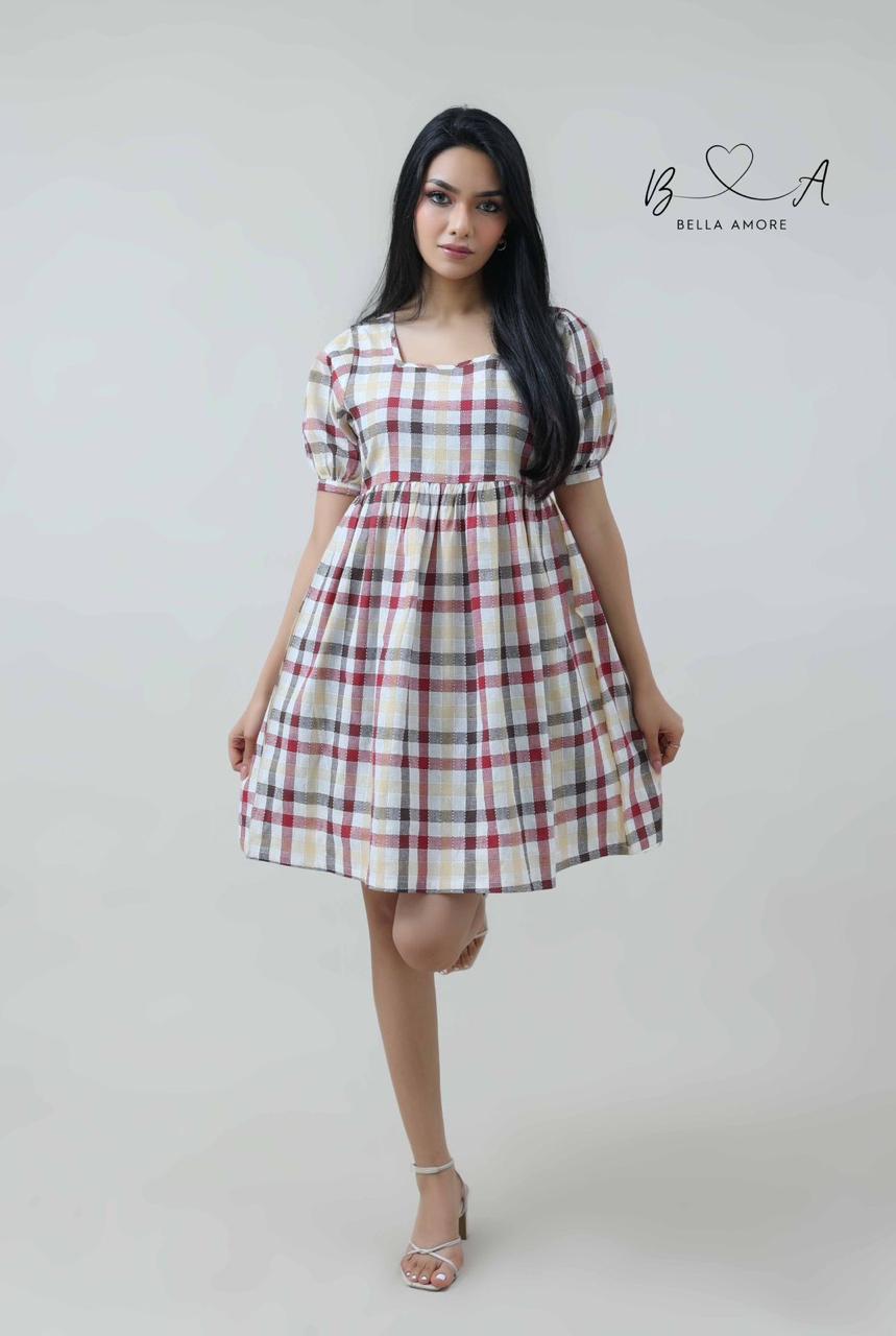 Bella Amore Frock - Check