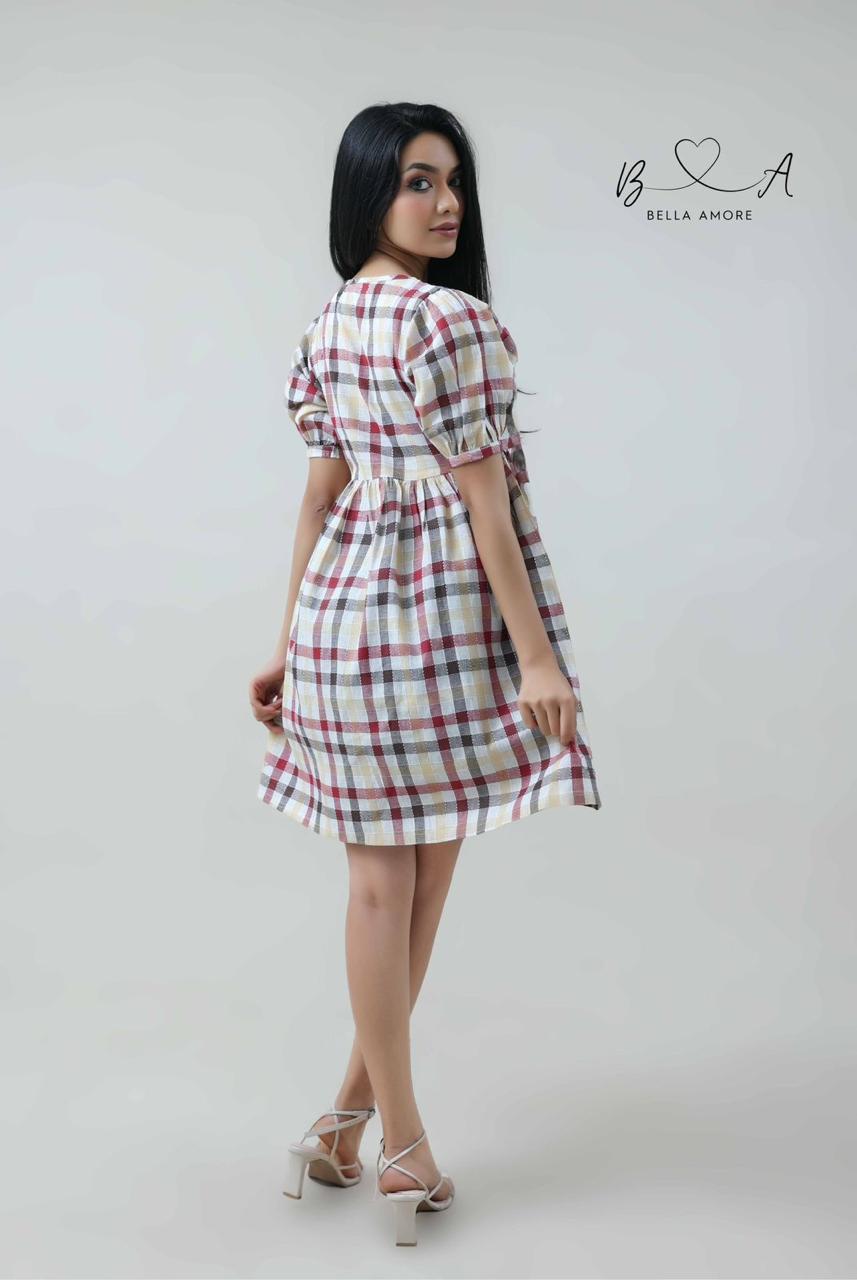 Bella Amore Frock - Check