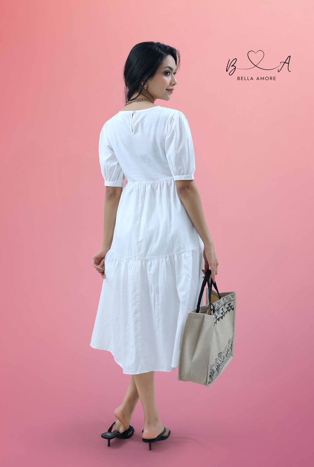Bella Amore Frock - white