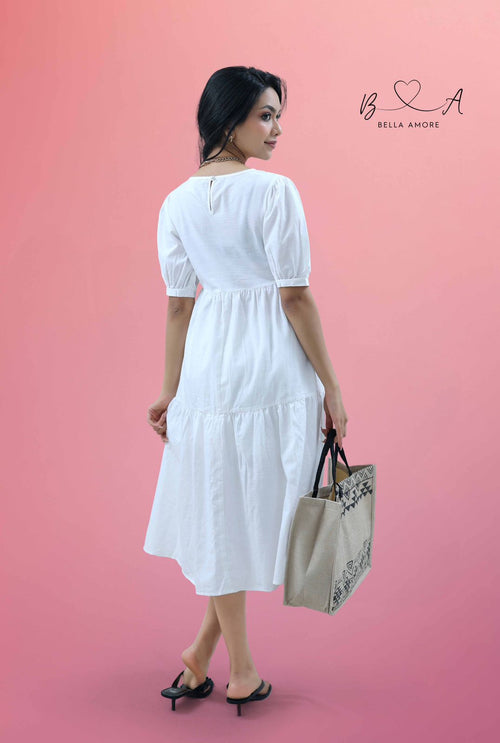 Bella Amore Frock - white