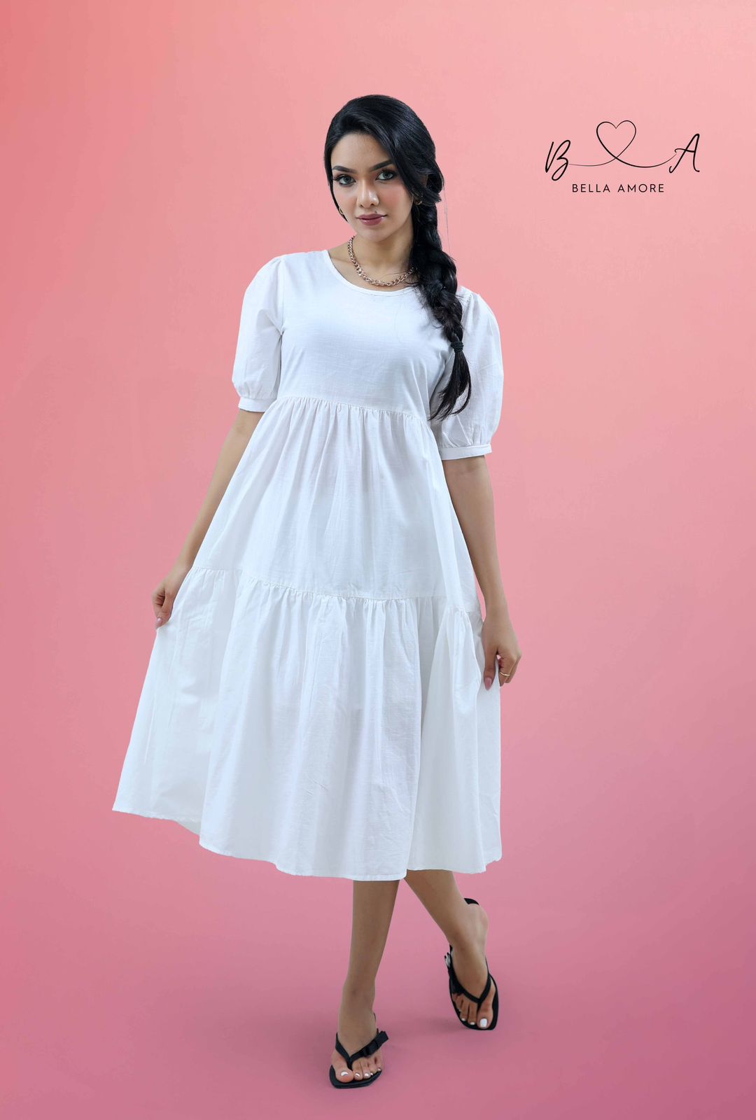 Bella Amore Frock - white